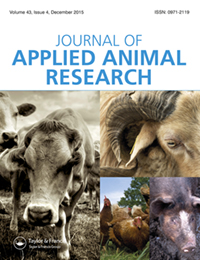 Cover image for Journal of Applied Animal Research, Volume 43, Issue 4, 2015