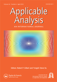 Cover image for Applicable Analysis, Volume 101, Issue 6, 2022