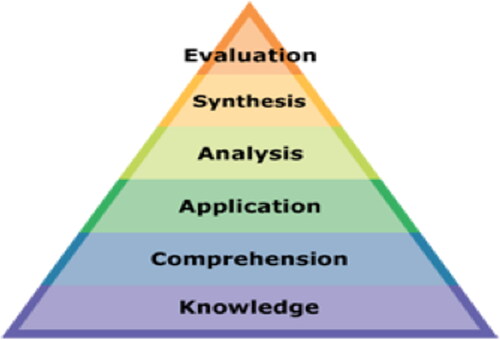 Figure 1. Bloom’s Taxonomy. Adapted from Bloom et al. (Citation1956).