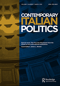Cover image for Contemporary Italian Politics, Volume 11, Issue 1, 2019