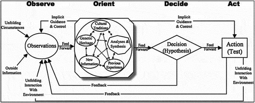 Figure 2. The “real” OODA loop.