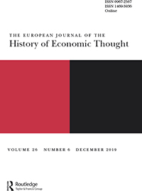 Cover image for The European Journal of the History of Economic Thought, Volume 26, Issue 6, 2019
