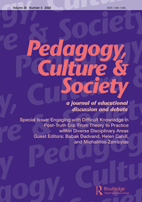 Cover image for Pedagogy, Culture & Society, Volume 30, Issue 3, 2022