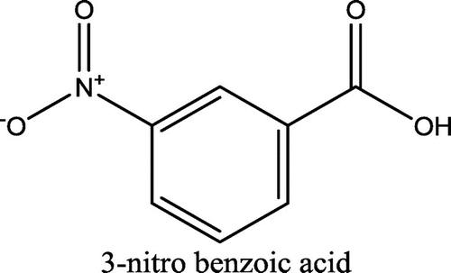 Figure 1. Chemical structure of 3-nitrobenzoic acid.