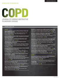 Cover image for COPD: Journal of Chronic Obstructive Pulmonary Disease, Volume 18, Issue 3, 2021