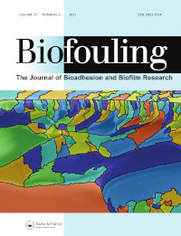 Cover image for Biofouling, Volume 37, Issue 8, 2021