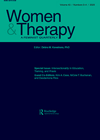 Cover image for Women & Therapy, Volume 43, Issue 3-4, 2020