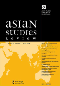 Cover image for Asian Studies Review, Volume 43, Issue 1, 2019