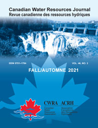 Cover image for Canadian Water Resources Journal / Revue canadienne des ressources hydriques, Volume 46, Issue 3, 2021