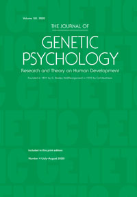 Cover image for The Journal of Genetic Psychology, Volume 181, Issue 4, 2020
