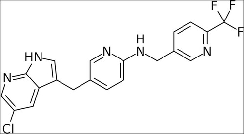 Figure 2 Chemical structure of pexidartinib (Turalio).