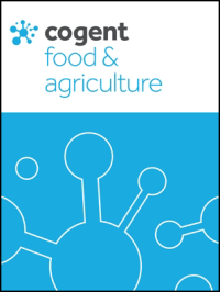 Cover image for Cogent Food & Agriculture, Volume 8, Issue 1, 2022