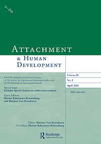Cover image for Attachment & Human Development, Volume 25, Issue 2, 2023