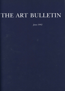 Cover image for The Art Bulletin, Volume 74, Issue 2, 1992