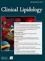 Cover image for Clinical Lipidology and Metabolic Disorders, Volume 9, Issue 1, 2014
