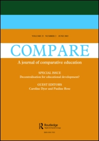 Cover image for Compare: A Journal of Comparative and International Education, Volume 33, Issue 3, 2003