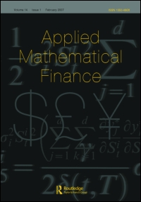 Cover image for Applied Mathematical Finance, Volume 7, Issue 1, 2000