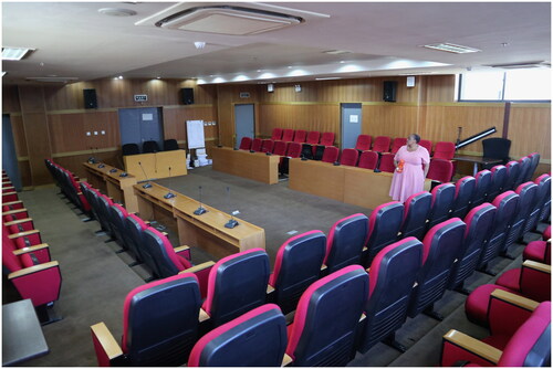 Figure 4. The Senate chamber, now committee room, Maseru, September 2019. (Photograph by author.)