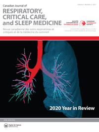 Cover image for Canadian Journal of Respiratory, Critical Care, and Sleep Medicine, Volume 5, Issue 2, 2021