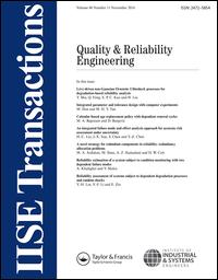 Cover image for IISE Transactions, Volume 40, Issue 6, 2008