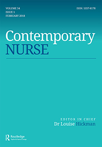 Cover image for Contemporary Nurse, Volume 54, Issue 1, 2018