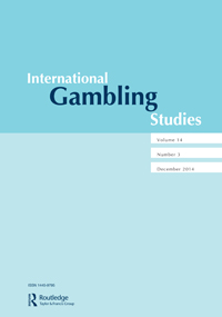 Cover image for International Gambling Studies, Volume 14, Issue 3, 2014