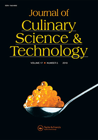 Cover image for Journal of Culinary Science & Technology, Volume 17, Issue 5, 2019