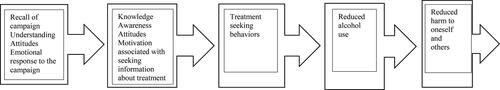 Graph 1. Logic model of mechanism of change (Stead et al., Citation2019).