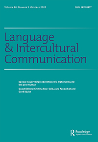 Cover image for Language and Intercultural Communication, Volume 20, Issue 5, 2020