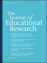 Cover image for The Journal of Educational Research, Volume 110, Issue 6, 2017
