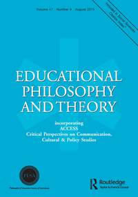 Cover image for Educational Philosophy and Theory, Volume 47, Issue 9, 2015