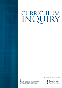 Cover image for Curriculum Inquiry, Volume 46, Issue 5, 2016