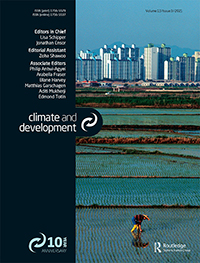 Cover image for Climate and Development, Volume 13, Issue 3, 2021