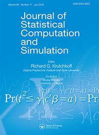Cover image for Journal of Statistical Computation and Simulation, Volume 88, Issue 11, 2018