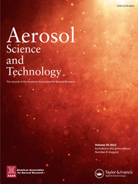 Cover image for Aerosol Science and Technology, Volume 56, Issue 8, 2022
