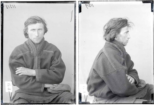 Figure 2. Roland Bonaparte/G.Roche, Jol Andersen, anthropometric photographs, 1884. Photograph reproduced with permission from Musée du Quai Branly, Paris.