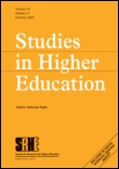 Cover image for Studies in Higher Education, Volume 18, Issue 3, 1993