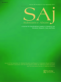 Cover image for Substance Abuse, Volume 38, Issue 3, 2017