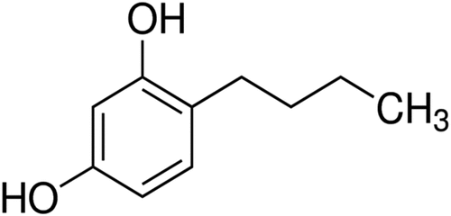 Figure 1. Chemical structure of 4-Butylresorcinol.