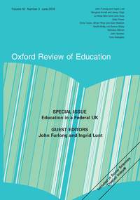 Cover image for Oxford Review of Education, Volume 42, Issue 3, 2016
