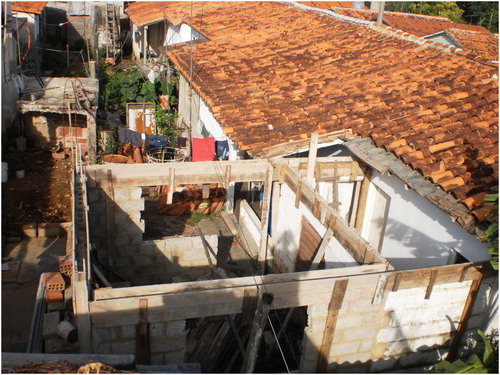 Figure 2. Examples of changes to the heritage in the historical centre of Viñales: a house is extended at the expense of the backyard. Source: authors.