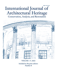 Cover image for International Journal of Architectural Heritage, Volume 17, Issue 8, 2023