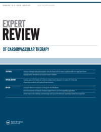 Cover image for Expert Review of Cardiovascular Therapy, Volume 14, Issue 10, 2016