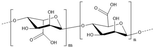 Figure 5 Structure of alginate.
