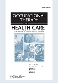 Cover image for Occupational Therapy In Health Care, Volume 33, Issue 2, 2019