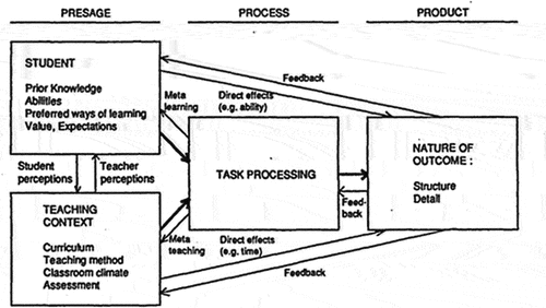 Figure 1. Biggs 3P model.