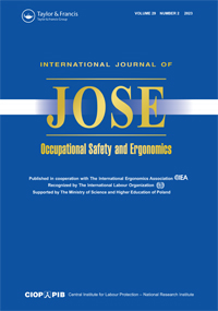 Cover image for International Journal of Occupational Safety and Ergonomics, Volume 29, Issue 2, 2023