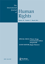 Cover image for The International Journal of Human Rights, Volume 18, Issue 3, 2014
