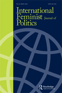 Cover image for International Feminist Journal of Politics, Volume 26, Issue 3, 2024