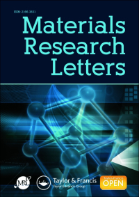 Cover image for Materials Research Letters, Volume 11, Issue 8, 2023